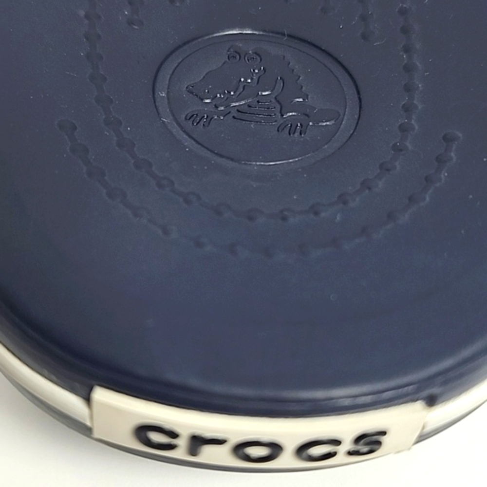 Crocs  Men Crocband  Navy Blue Flip Flops Sandal Size 11 - Picture 12 of 13